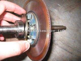 Moteur électrique disque rotor plat