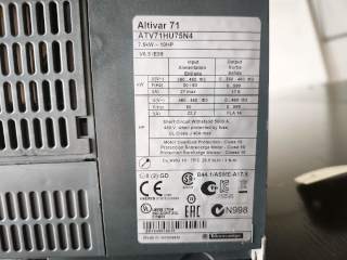 Plaque signalétique Nameplate Schneider Electric Altivar 71 Altivar 61 ATV71 ATV61