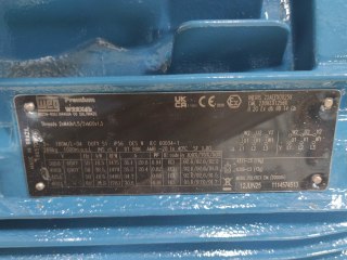 Plaque signalétique moteur WEG ATEX W22Xdb