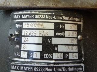 Spindle Moteur Broche Max Mayer High speed Electrospindle Electrobroche