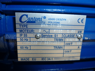 Plaque moteur Cantoni